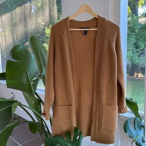 Forever 21 Teddy Bear Tan Cardigan